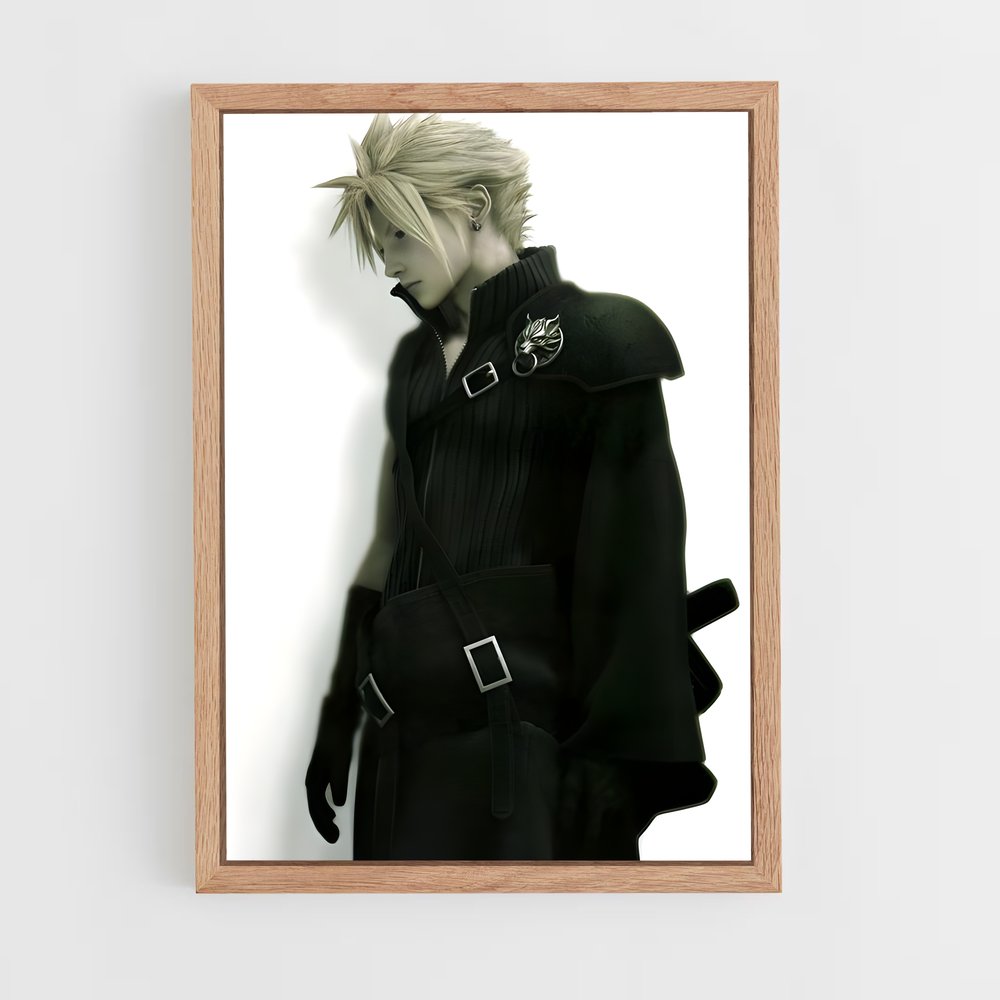 Poster L'Ombre de Cloud – affiche Final Fantasy (vue 4)